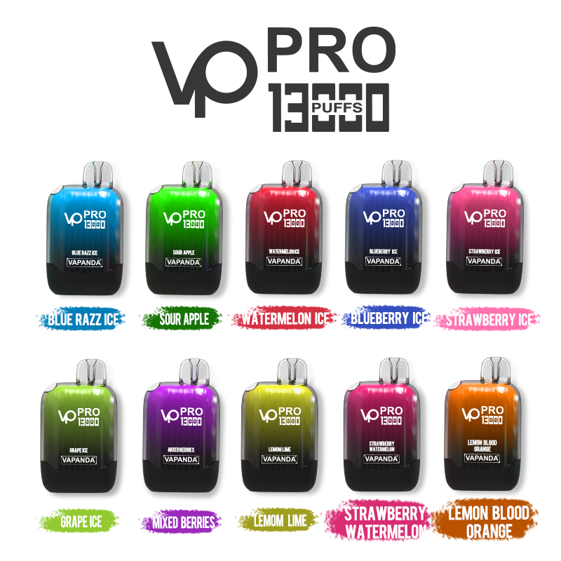 Envio direto do armazém no exterior Vários sabores vape VP PRO 13K