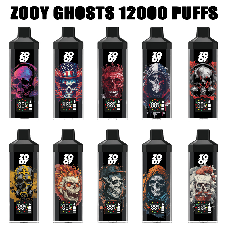 Armazéns europeus sabor frutas zooy ghosts 12000 puff