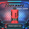 Armazéns europeus de alta capacidade ZOOY vapor 22000 PUFF