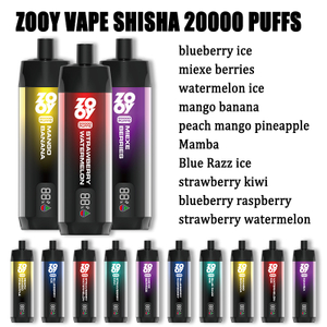 Armazéns europeus Múltiplos sabores ZOOY VAPE SHIAHA 20000 PUFFS